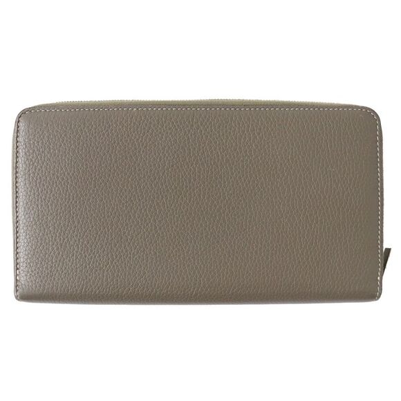 Celine Large Zip Wallet Gray Leather Purse - Picture 3 of 3